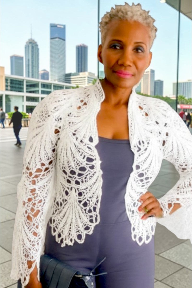 Sauvela Guipure Lace Blouse