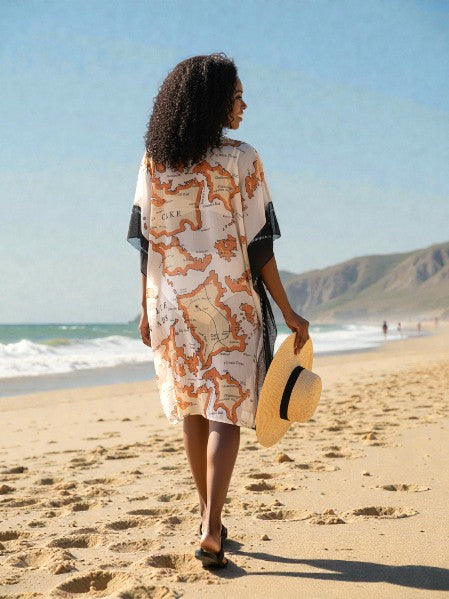 Sasina  Peach Vintage Cotton Tunic