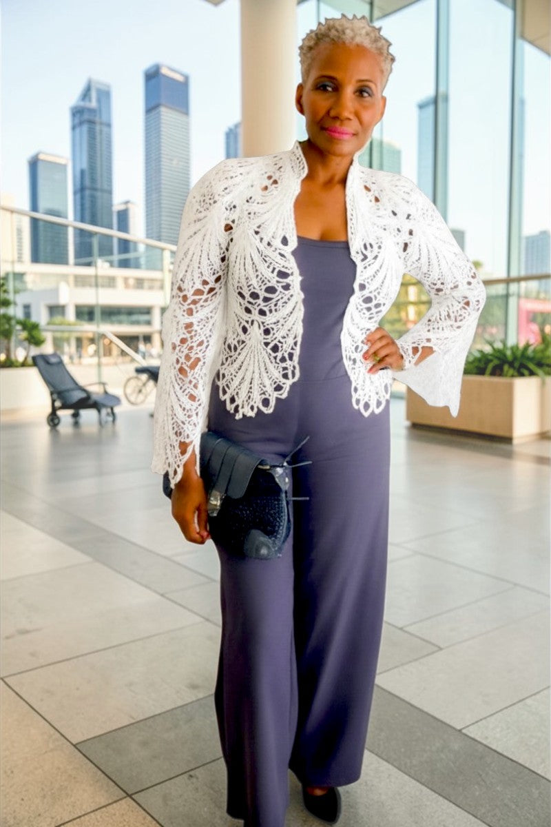 Sauvela Guipure Lace Blouse