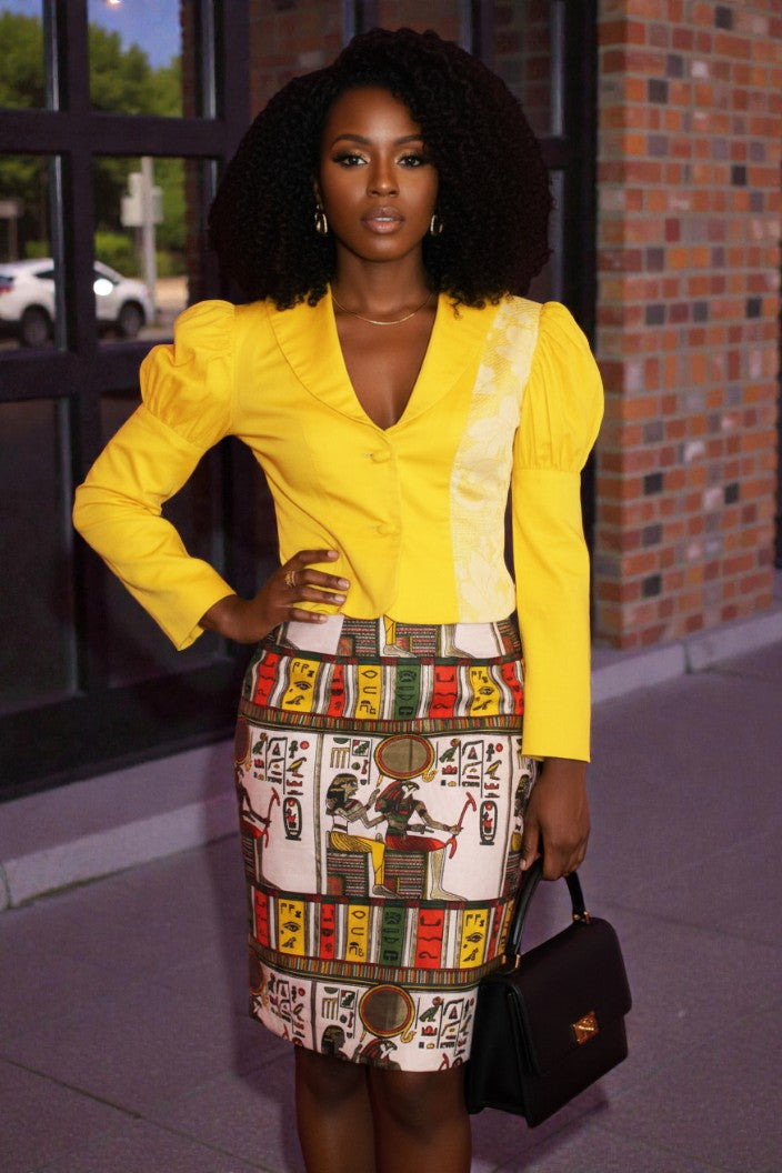 Jamalia Crop Yellow Jacket