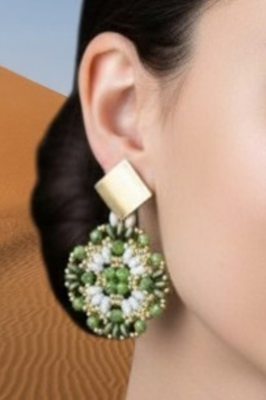 Georgina Mint Drop Earrings